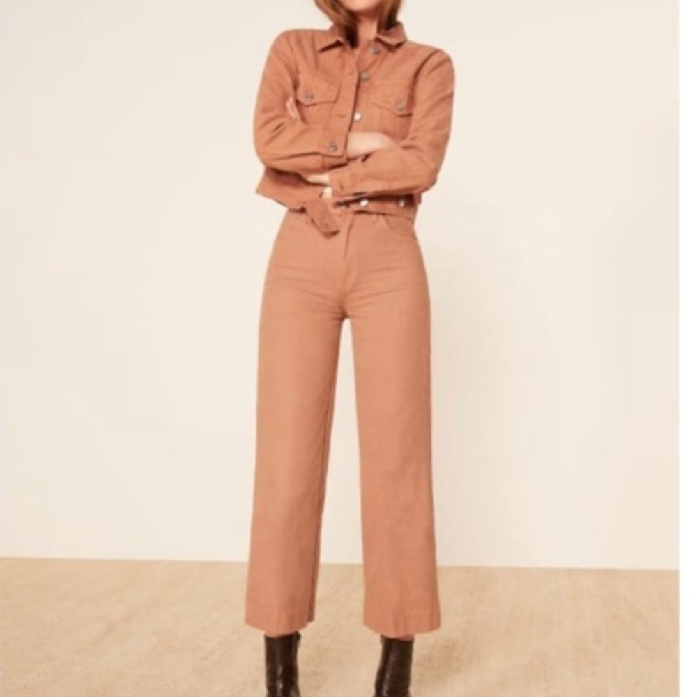 Reformation Cherry Pants Nutmeg